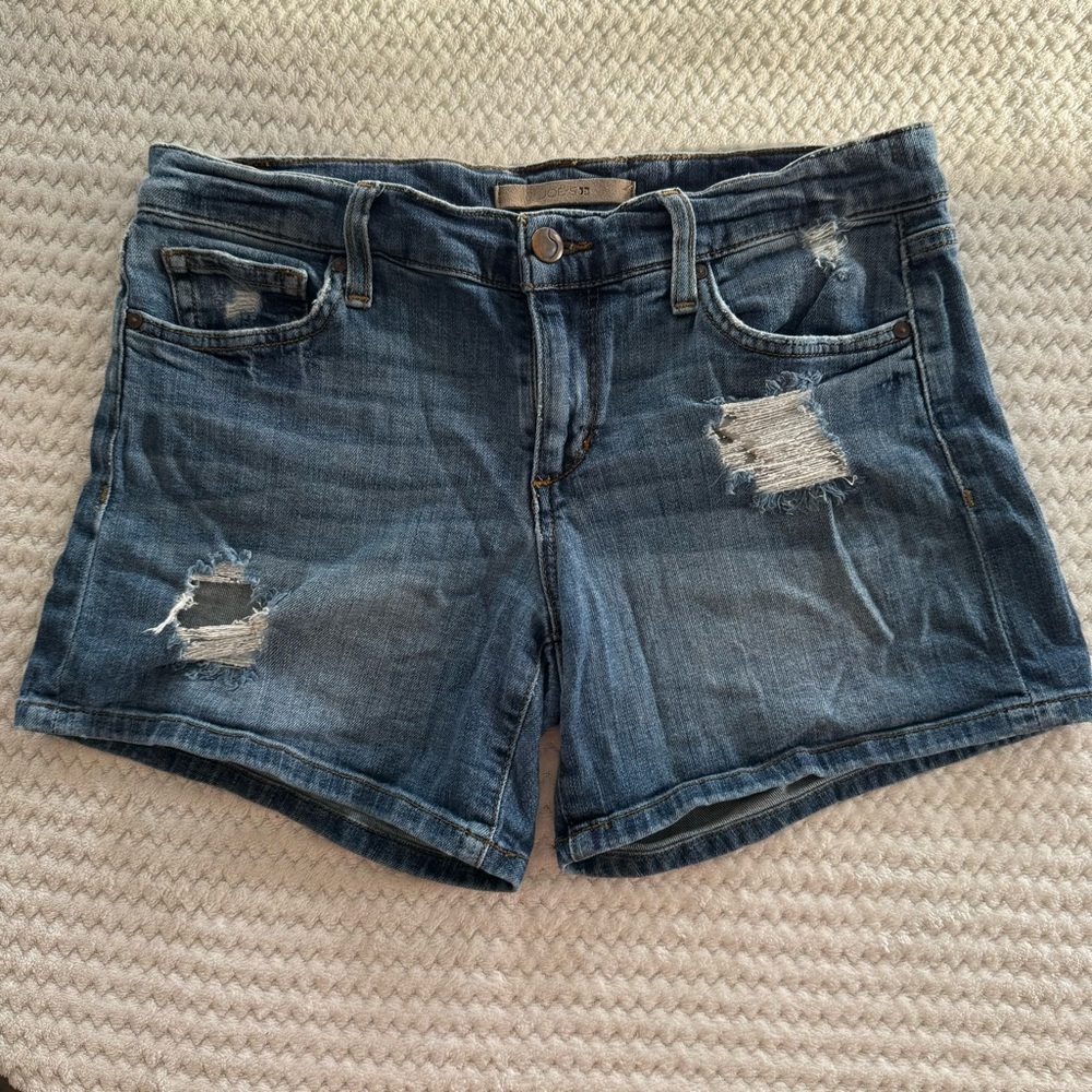 Joe's Jeans Classic Blue Ripped Shorts